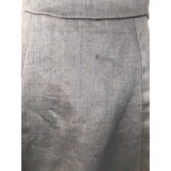 Rinascimento Dress Fit Flare Tank Tulle Linen Black FLAWS - Picture 5 of 12